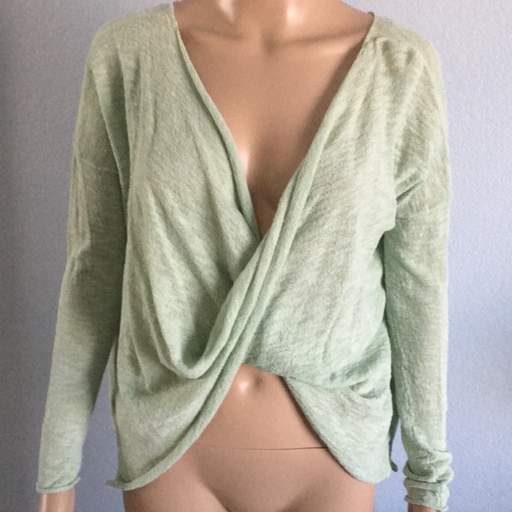 Women's Light Green Sweater